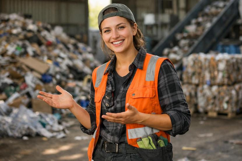 Recycling-Fachkraft
